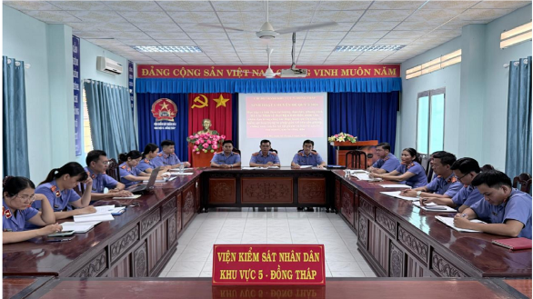 Chi bộ Viện kiểm sát nhân dân khu vực 5 - Đồng Tháp thực hiện kế hoạch tổ chức, sinh hoạt chuyên đề năm 2026